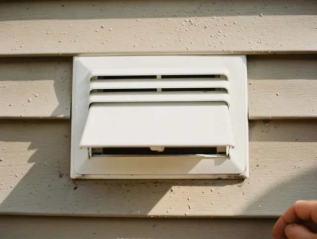 Carson Dryer Vent Cleaning technician performing professional exhaust vent cleaning at a residential property in Carson
