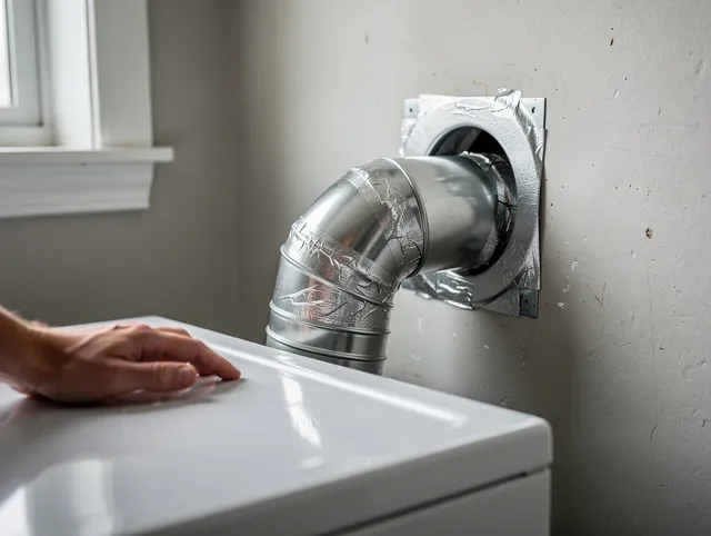 Carson Dryer Vent Cleaning expert performing professional dryer vent repair and installation in Carson
