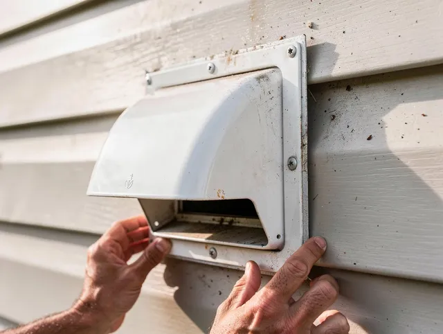 Carson Dryer Vent Cleaning technician delivering thorough residential dryer vent cleaning service in Carson